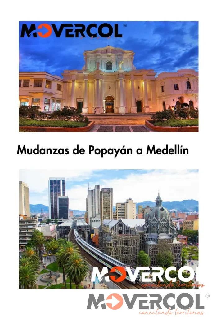Mudanzas de Popayán a Medellín